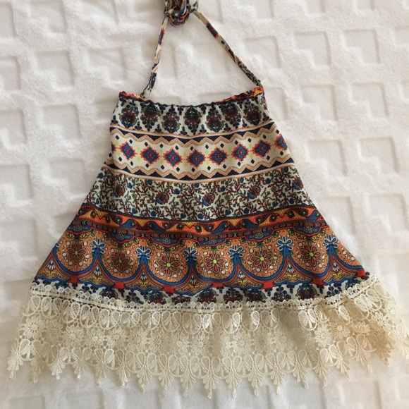 Boho Halter Top - Picture 1 of 5